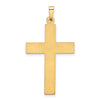 Gold Latin Cross Pendant