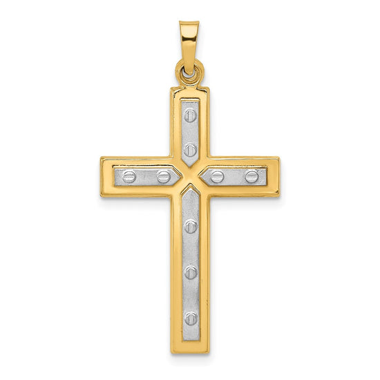 Gold Latin Cross Pendant