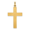 Gold Latin Cross Pendant