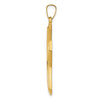 14k Polished Cross Pendant