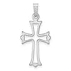 Gold Fleur de lis Cross PEndant