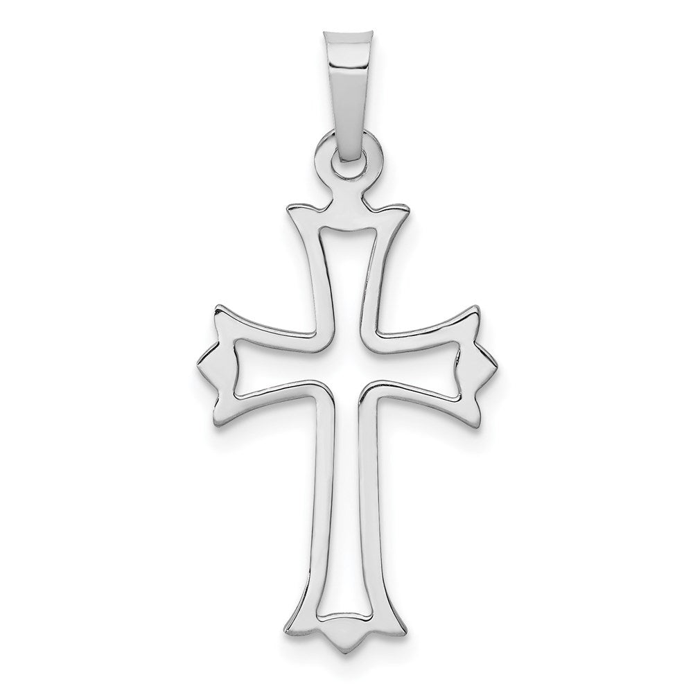 Gold Fleur de lis Cross PEndant