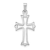 Gold Fleur de lis Cross PEndant