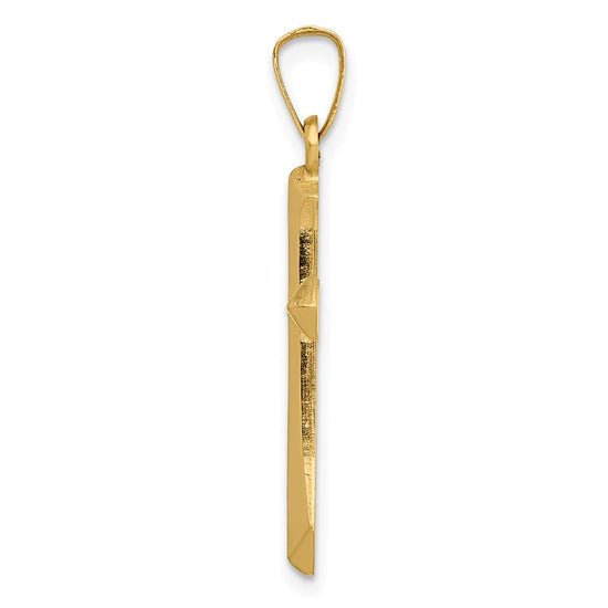 Gold Passion Cross Pendant