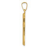 Gold Passion Cross Pendant