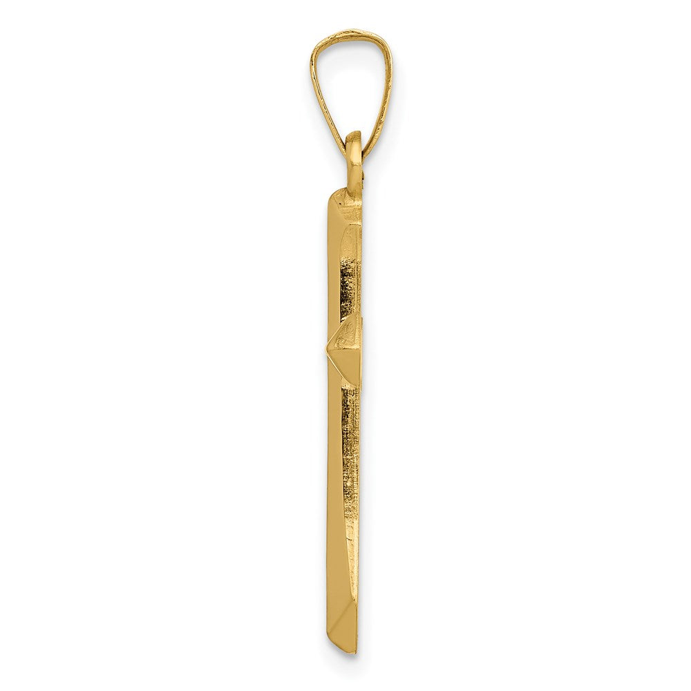 Gold Passion Cross Pendant
