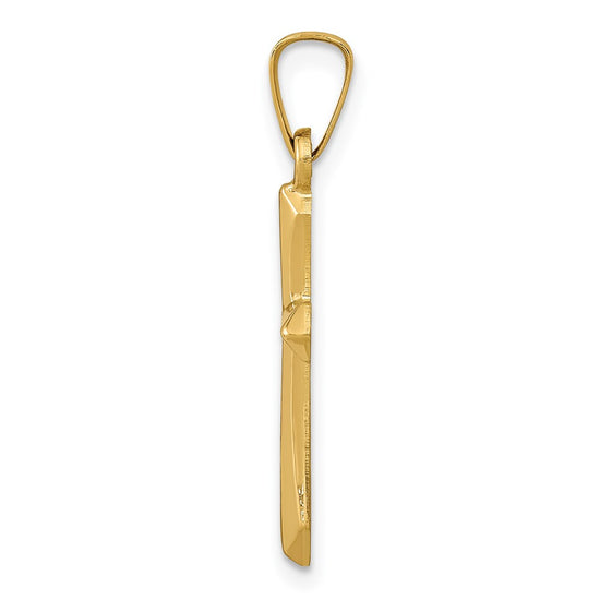 Gold Passion Cross Pendant