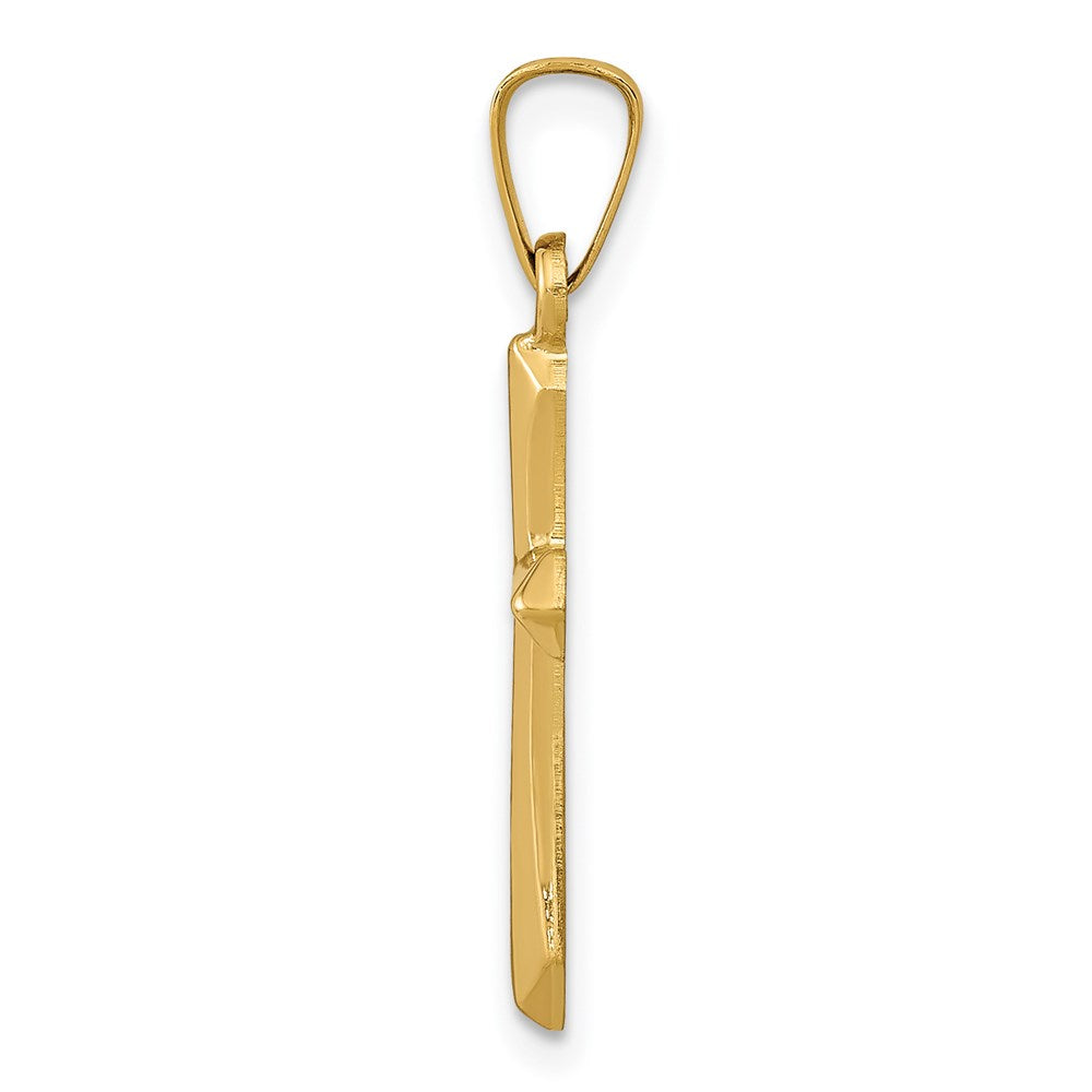 Gold Passion Cross Pendant