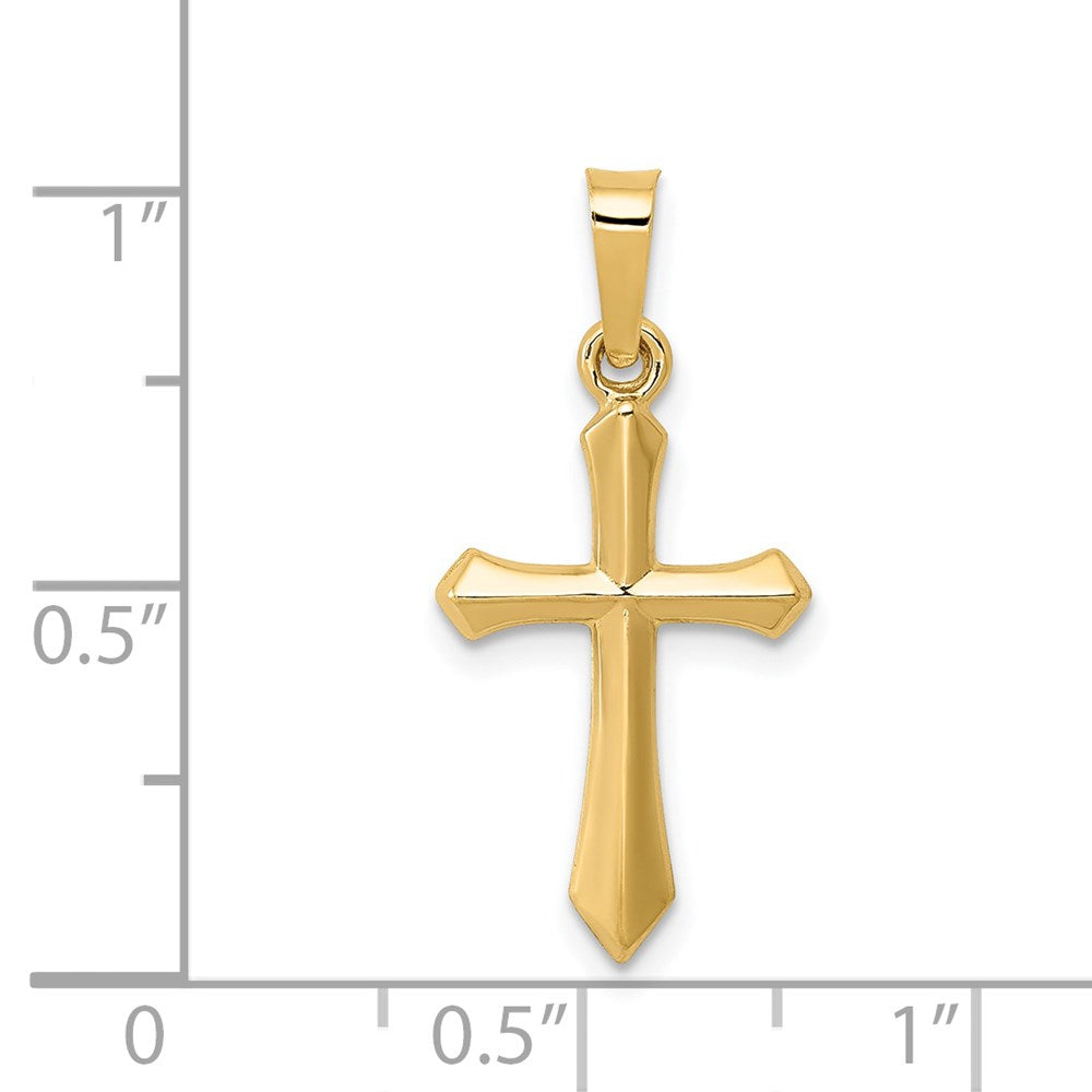 Gold Passion Cross Pendant