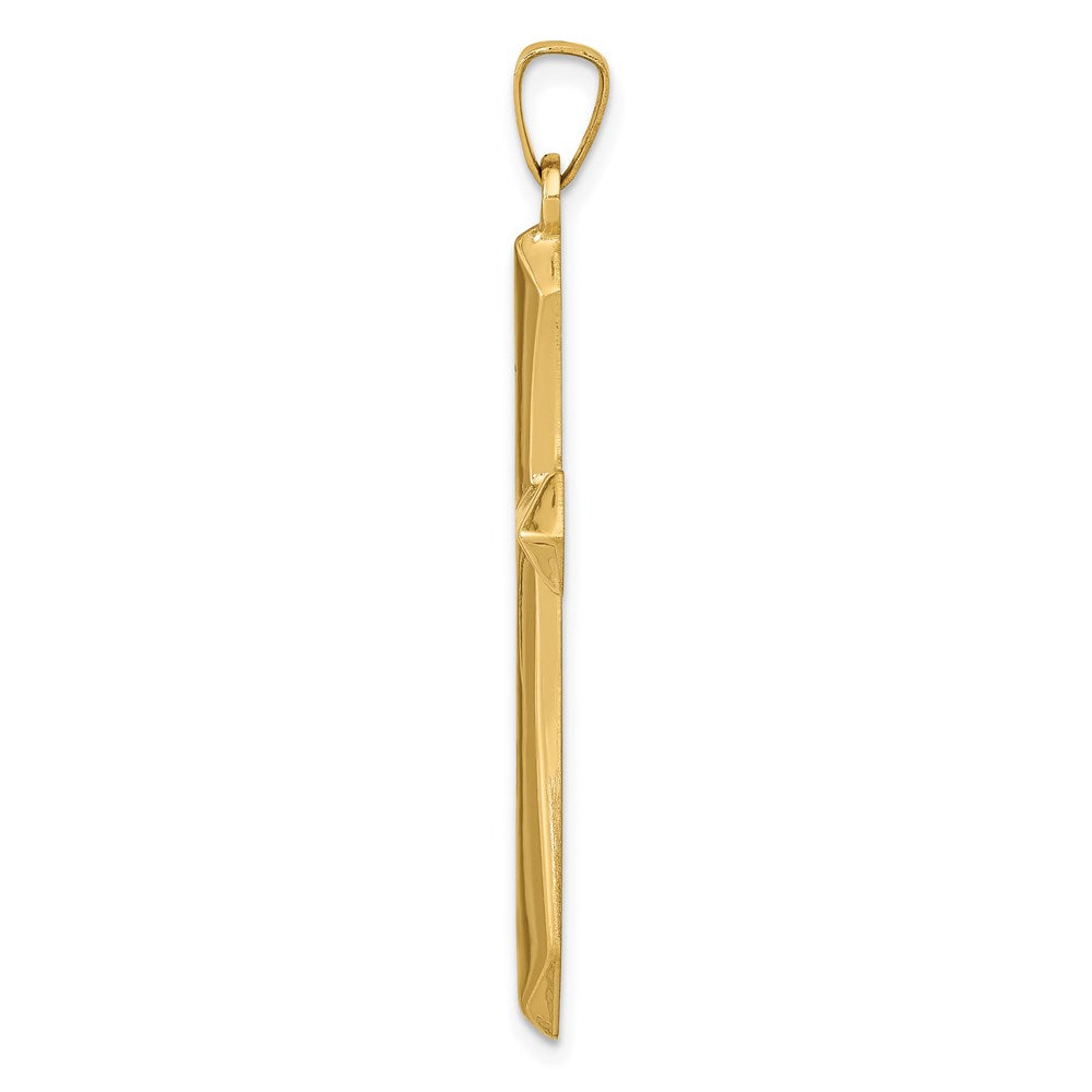 Gold Passion Cross Pendant
