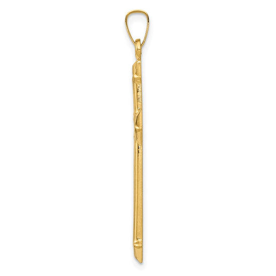 Gold Passion Cross Pendant