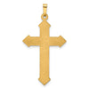 Gold Passion Cross Pendant