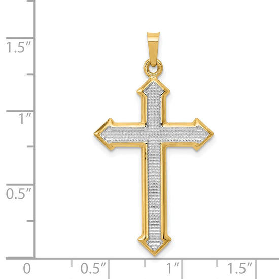 Gold Passion Cross Pendant