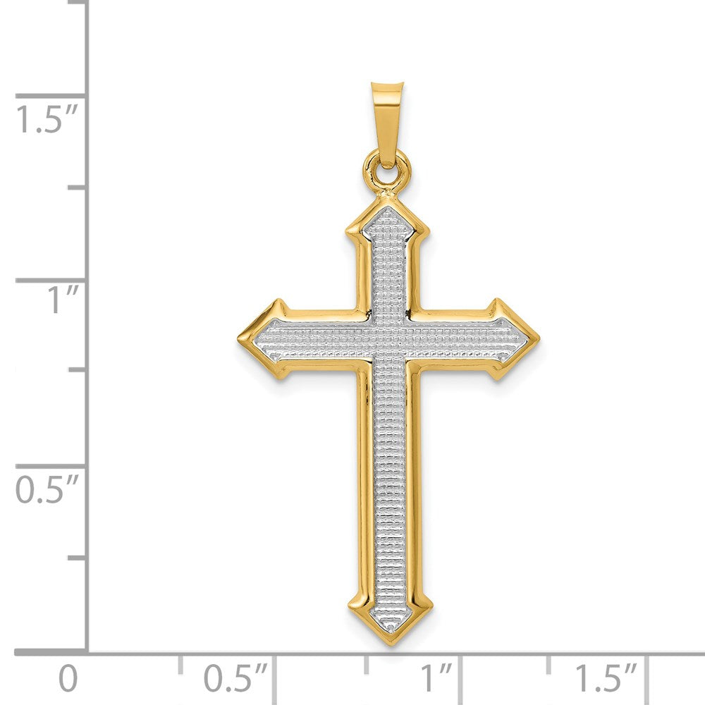 Gold Passion Cross Pendant