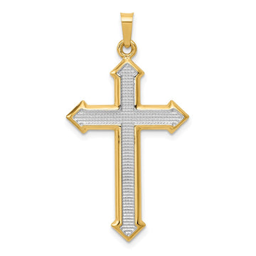 Gold Passion Cross Pendant