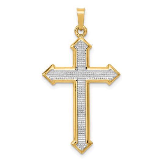 Gold Passion Cross Pendant