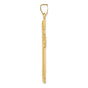 Gold Passion Cross Pendant