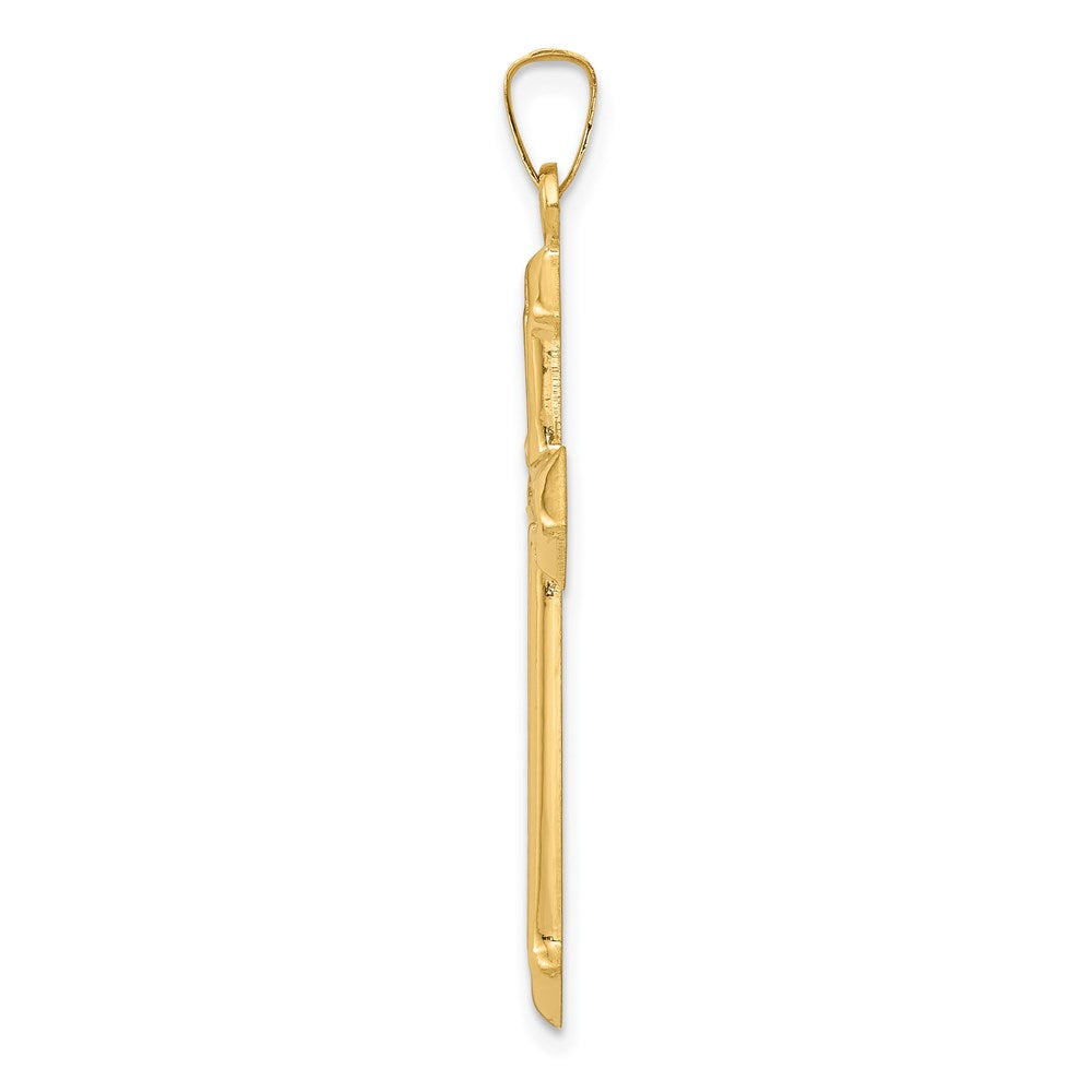 Gold Passion Cross Pendant