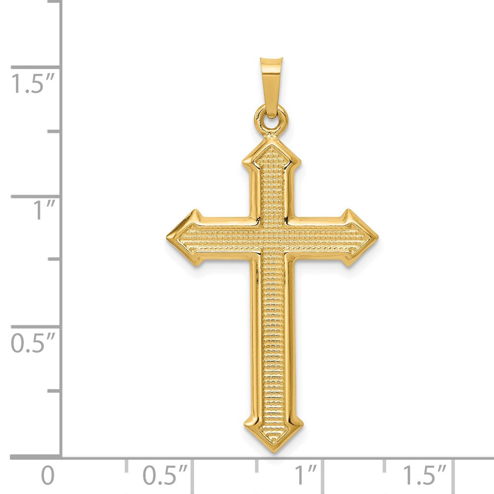 Gold Passion Cross Pendant