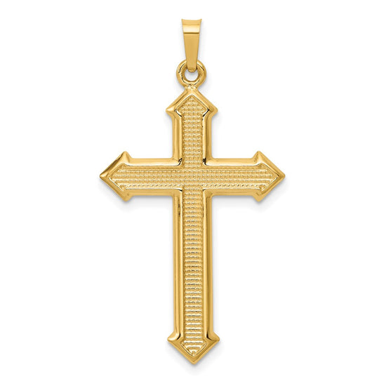 Gold Passion Cross Pendant