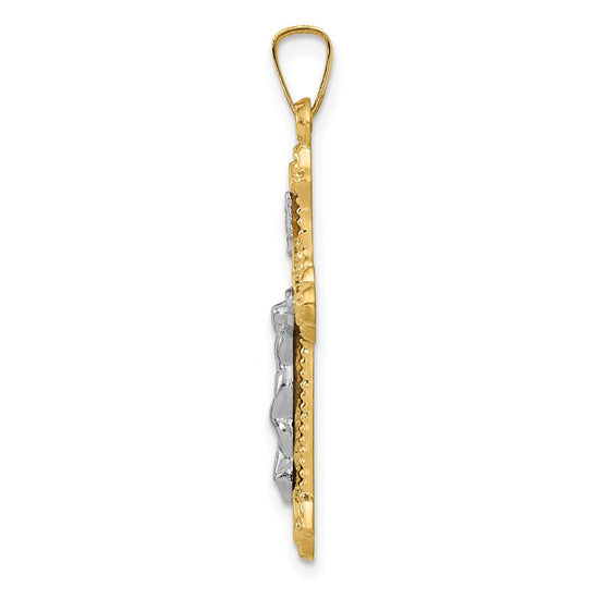 Gold INRI Crucifix Pendants