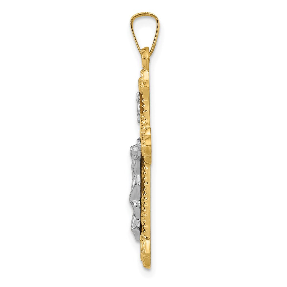 Gold INRI Crucifix Pendants