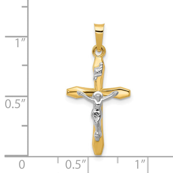 Gold INRI Cross Pendants