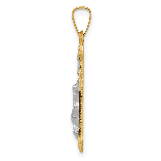 Gold INRI Crucifix Pendants