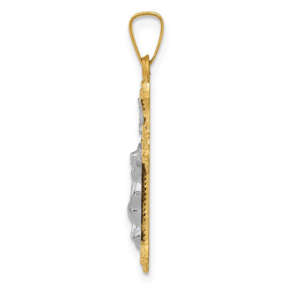 Gold INRI Crucifix Pendants