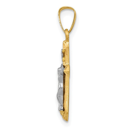 Gold INRI Cross Pendants