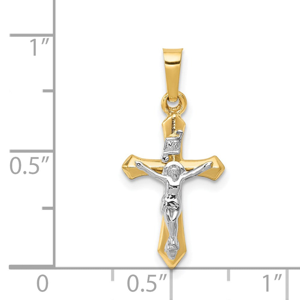 Gold INRI Cross Pendants
