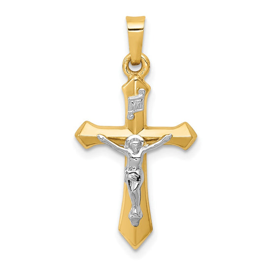 Gold INRI Cross Pendants