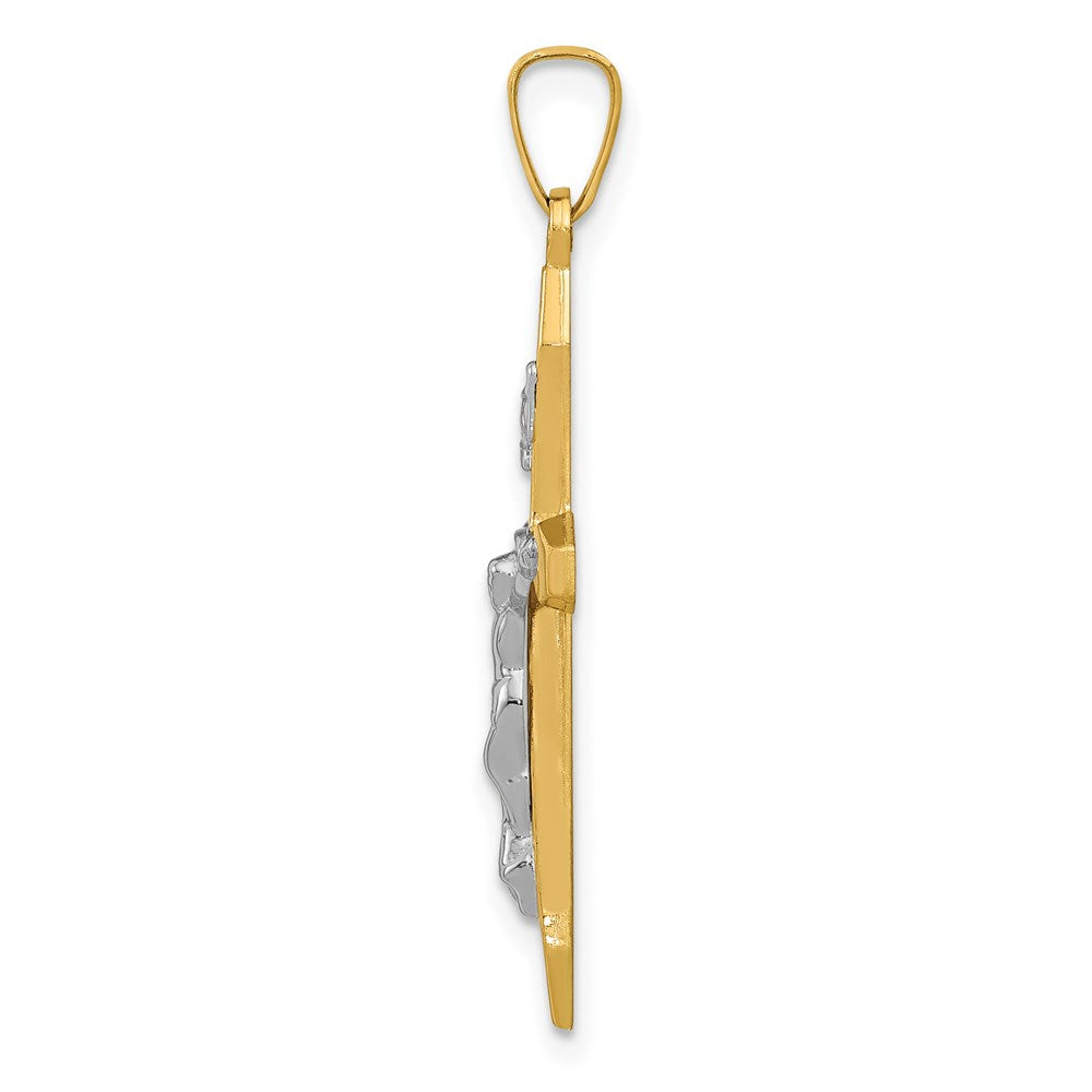 Gold INRI Cross Pendants