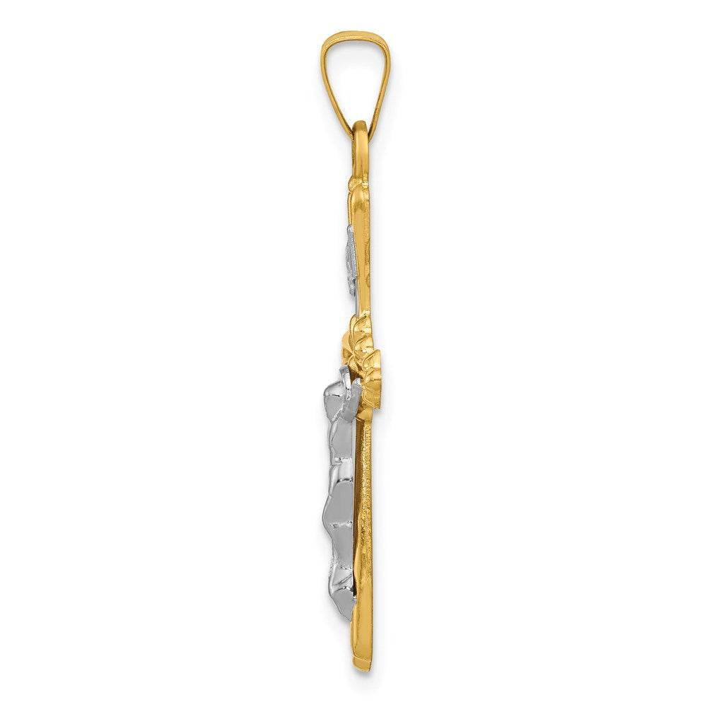 Gold INRI Crucifix Pendants