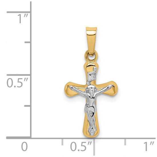 Gold INRI Cross Pendants
