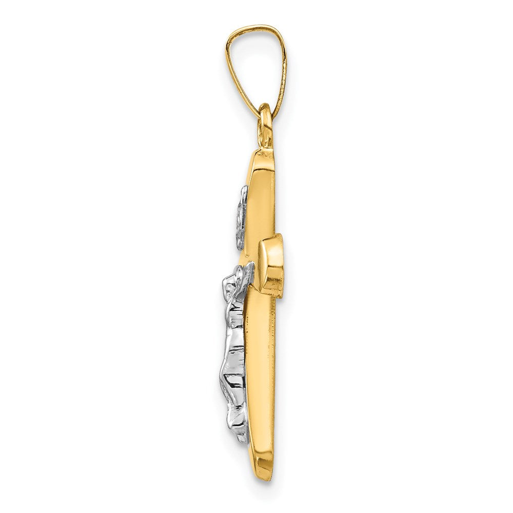 Gold INRI Cross Pendants