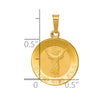 Gold Divino Nino Medal Pendant
