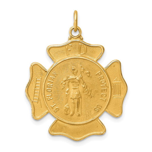 Gold St. Florian Pendants