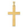 14k Polished Latin Cross Pendant