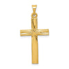14k Polished Latin Cross Pendant
