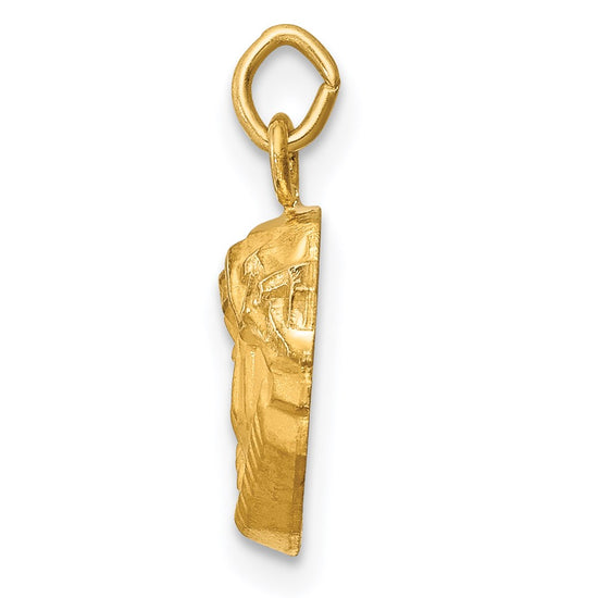 Gold Face of Jesus Pendants