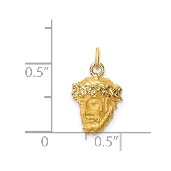 Gold Face of Jesus Pendants