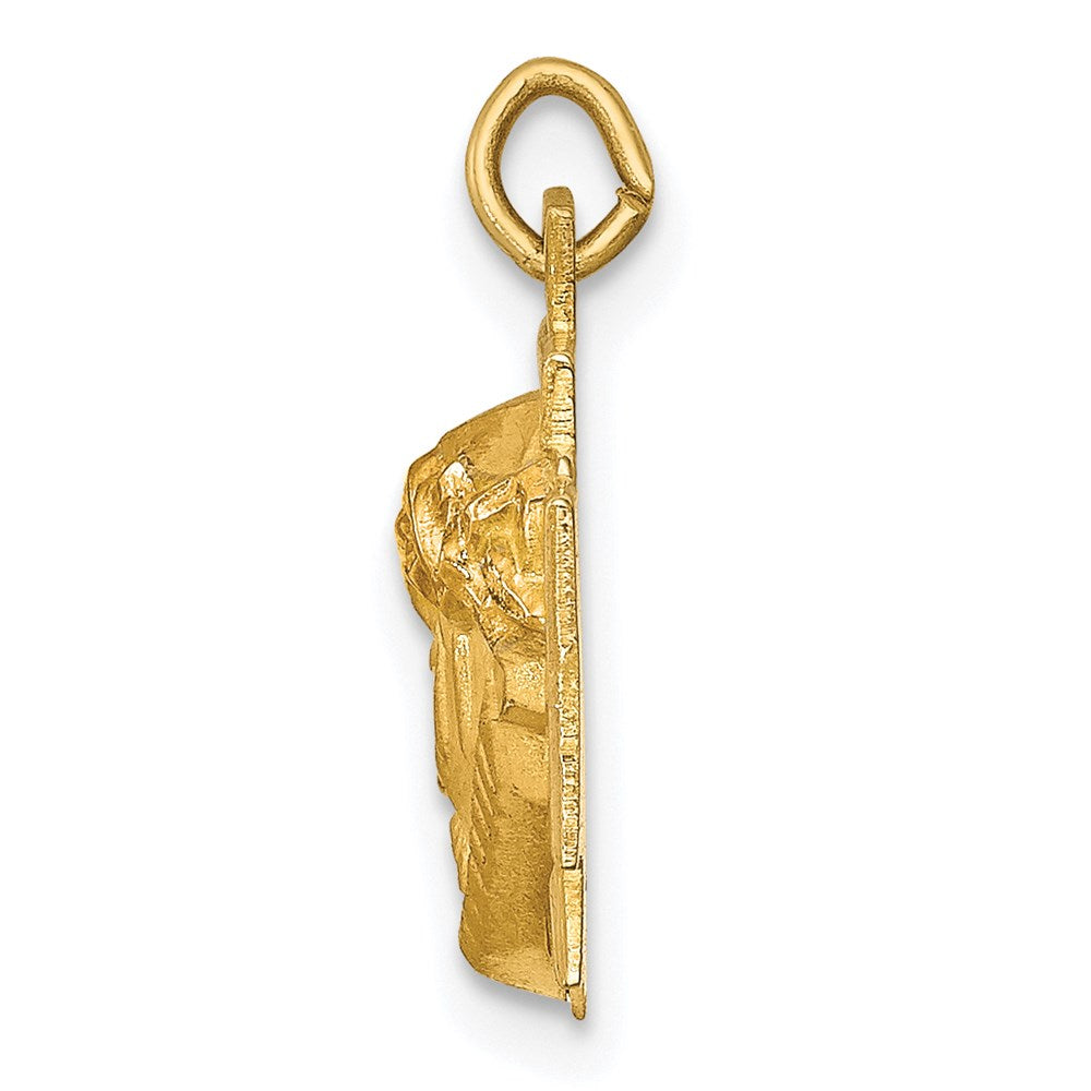Gold Faces of Jesus Pendants
