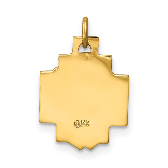 Gold Faces of Jesus Pendants