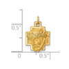 Gold Faces of Jesus Pendants