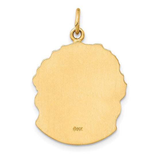 Gold Faces of Jesus Pendants