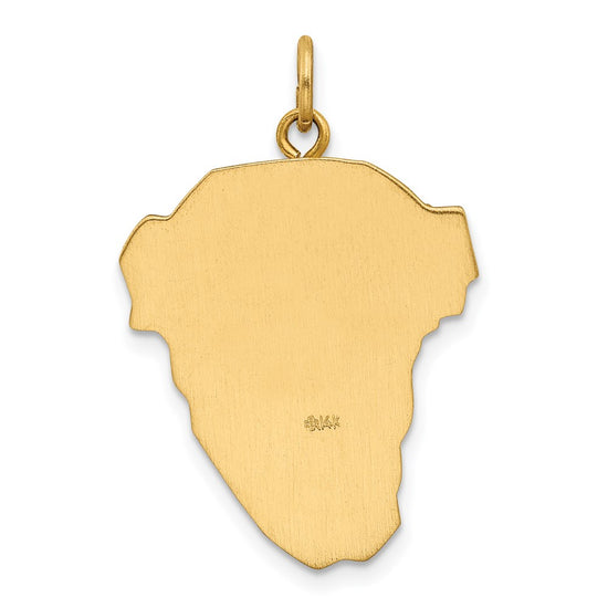 Gold Face of Jesus Pendants