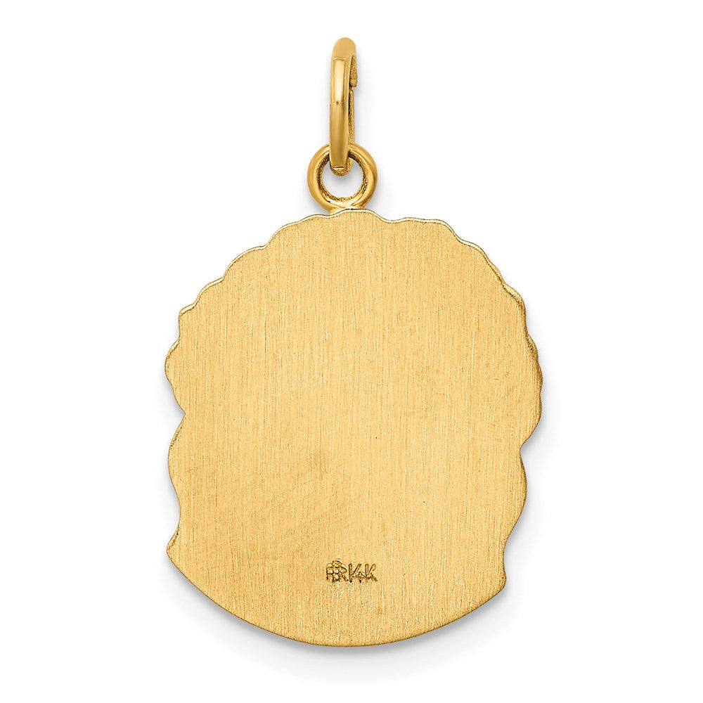 Gold Faces of Jesus Pendants