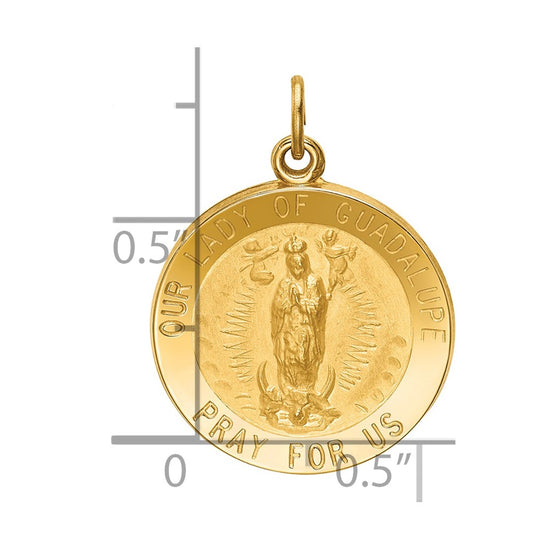 Gold Our Lady of Guadalupe Pendants