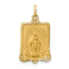 Gold Miraculous Medal Pendants